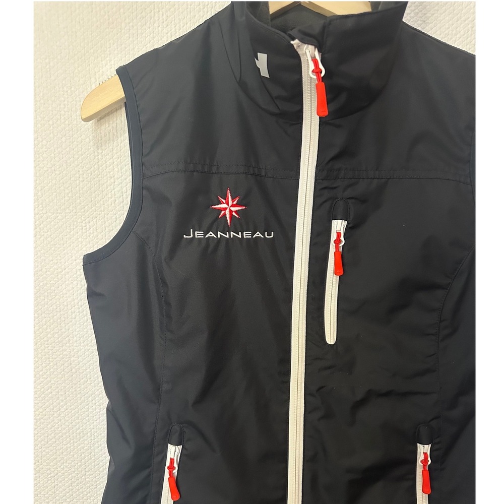 Helly Hansen Womens Crew Navy Jeanneau Sailing Vest Small Full Zip - Picture 3 of 9